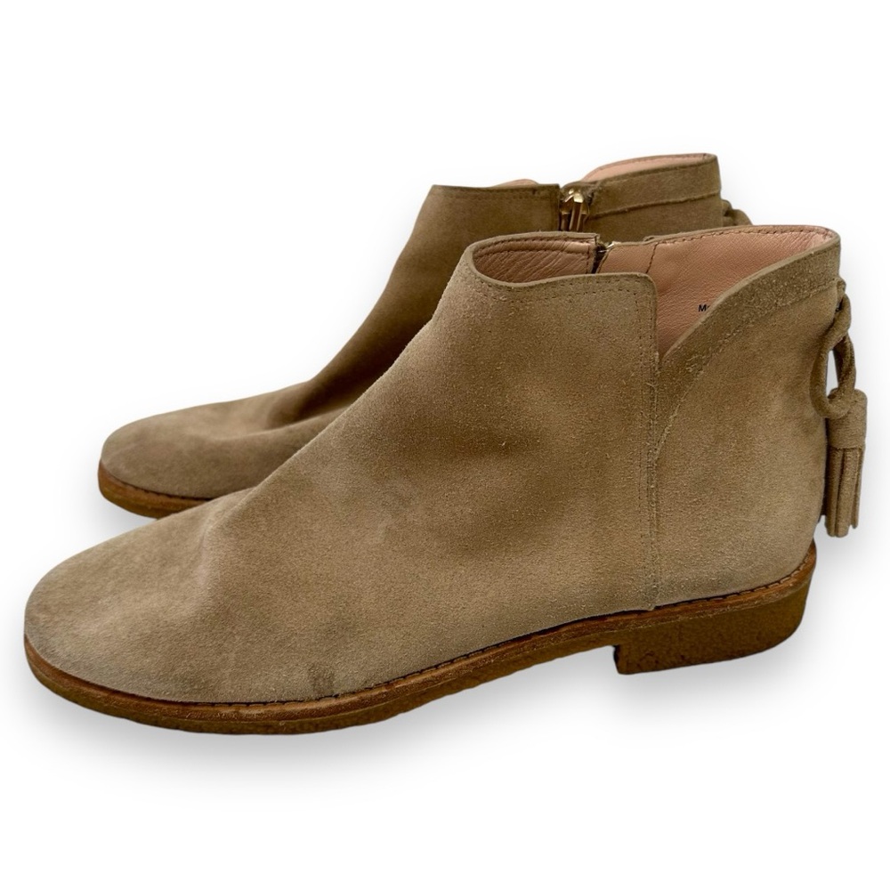 Kate Spade Tan Suede Ankle Bootie 7